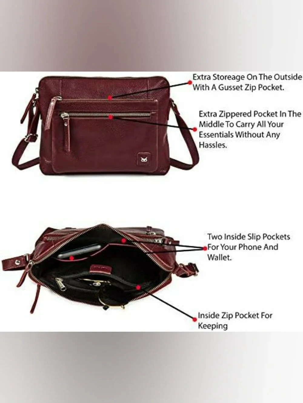 Wise Owl premium burgundy
